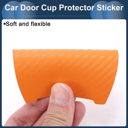 3D Car Door Handle Scratch Protector for Universal Vehicles (84x94mm)