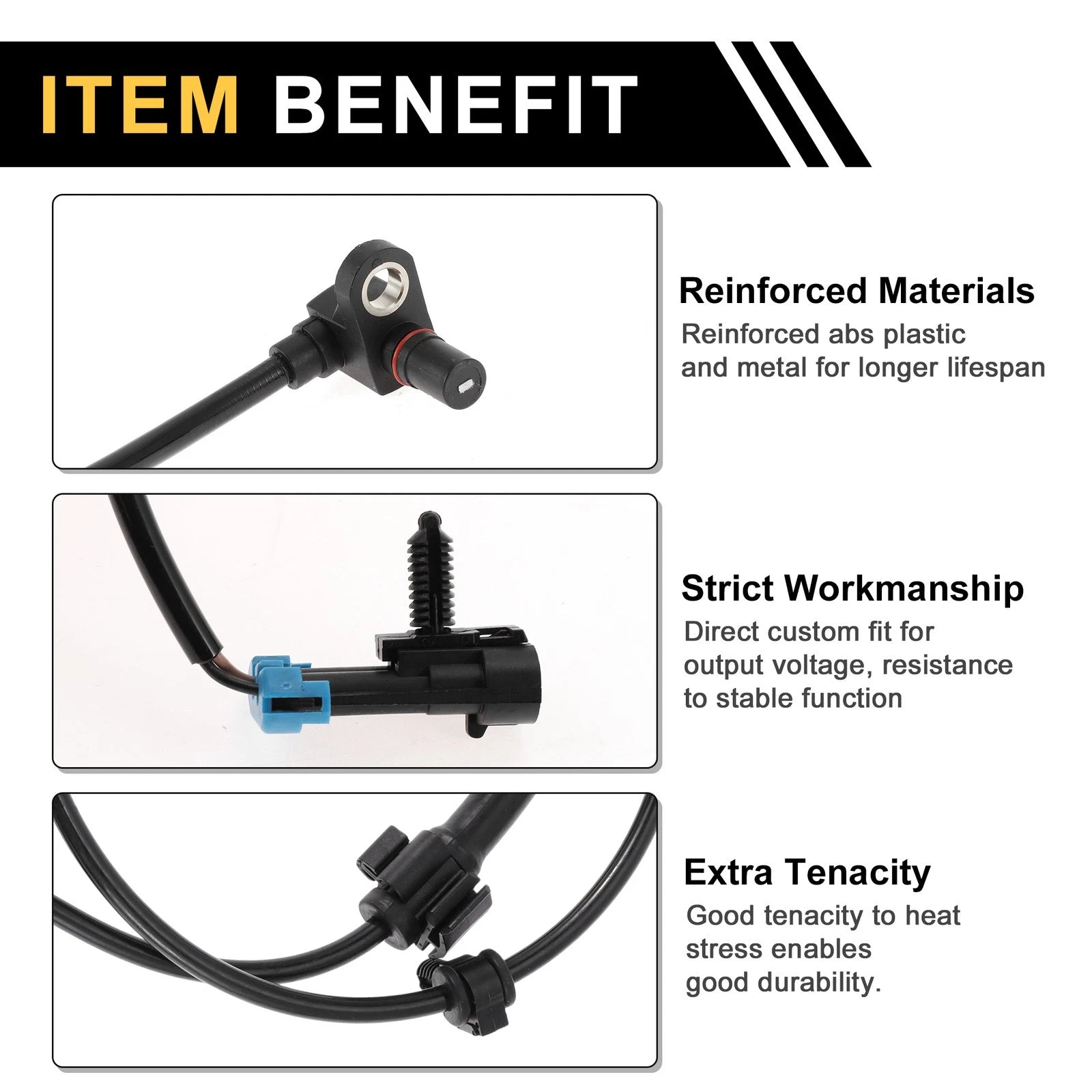 ABS Wheel Speed Sensor for Chevrolet Silverado 3500 (2011–2016)