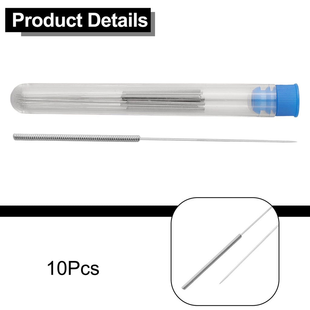Set of 10 Nozzle Cleaning Needles for 3D Printer 0.2mm