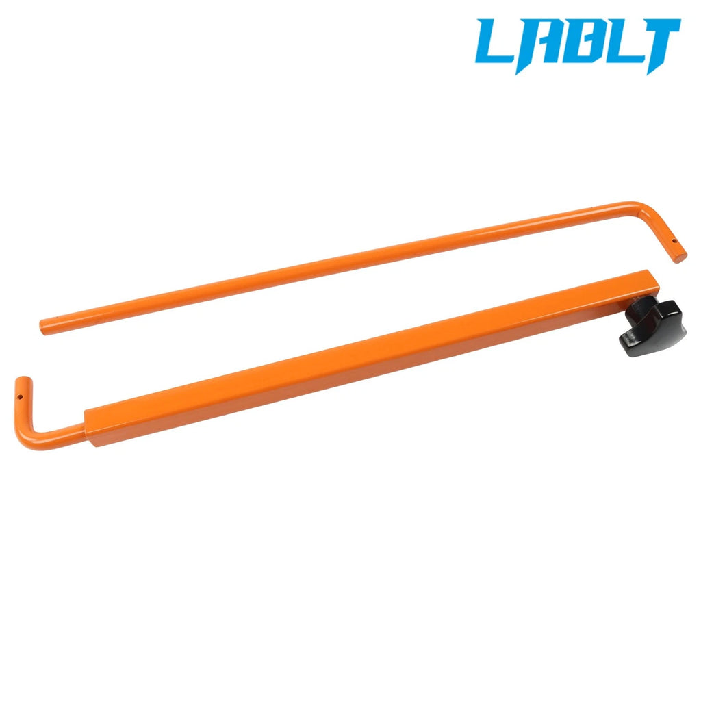 Quick Hitch for Cat 2 Tractor (Heavy Duty, Stabilizer Bar, Orange)