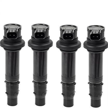 4x Ignition Coil & Spark Plugs For Yamaha V-Max 1700 2009-2020 YZF-R1 2002-2006