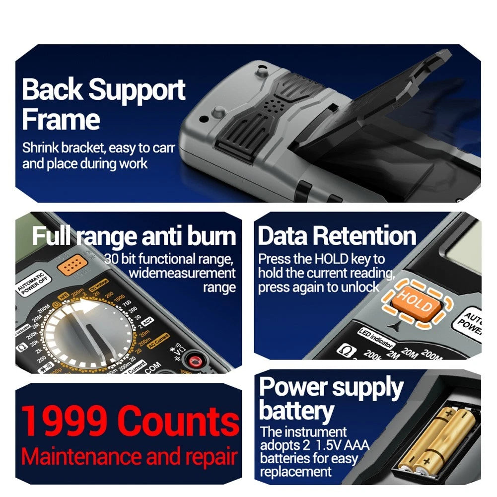 DM950 Digital Multimeter for Electrical Repair
