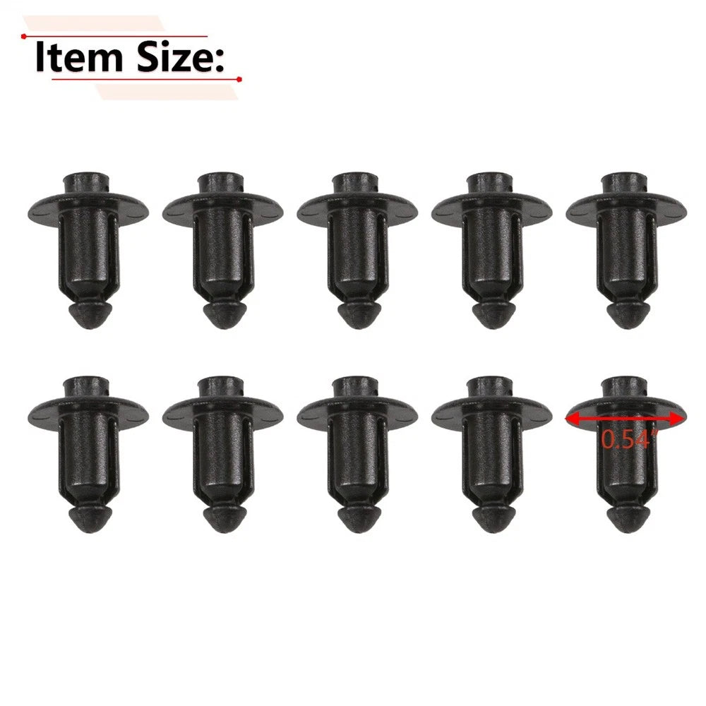 10Pcs Tail Gate Molding Rivet for Ford (N807673-S)