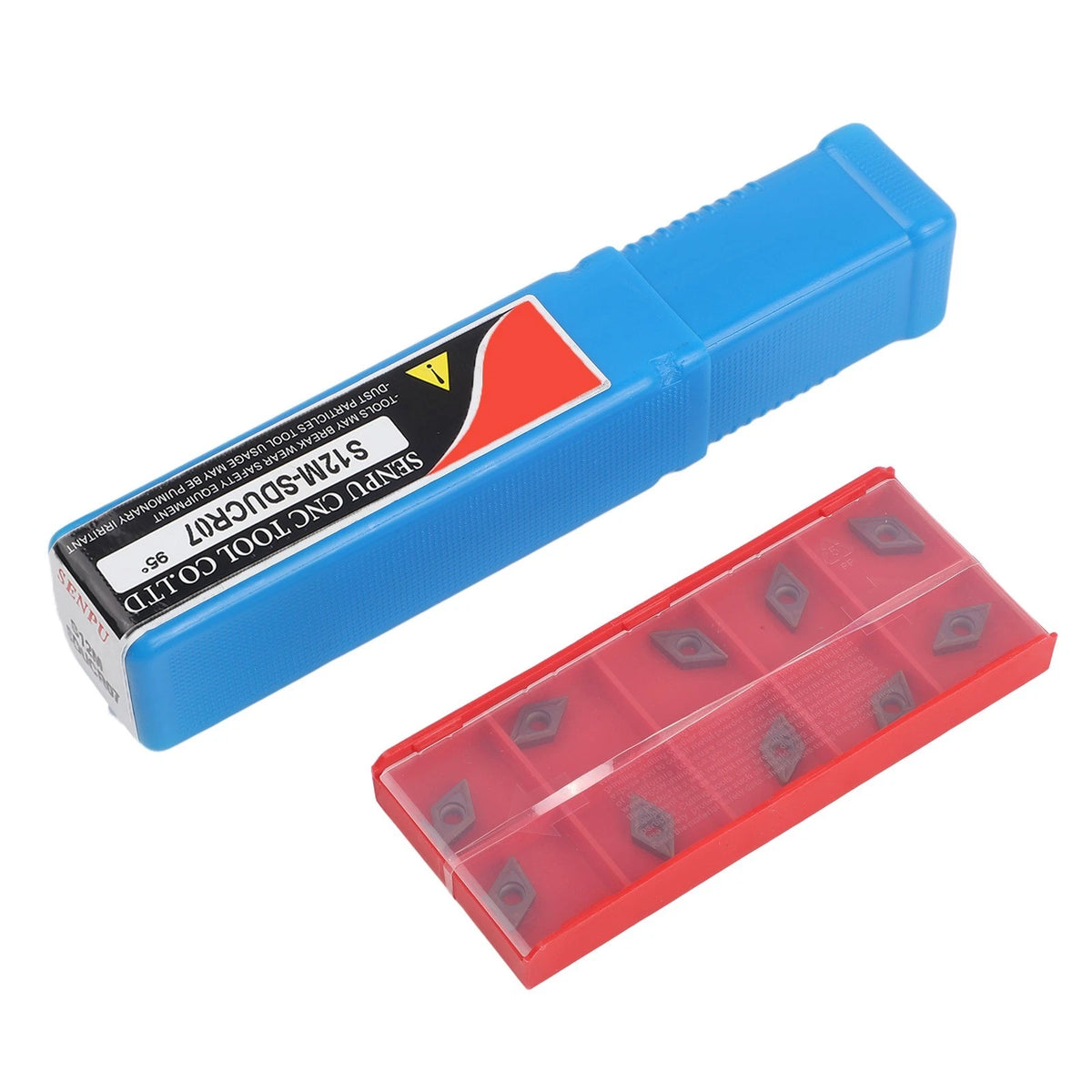 S12M-SDUCR07 Turning Tool for Lathe Boring (12mm) + DCMT0702 Carbide T8 Wrench