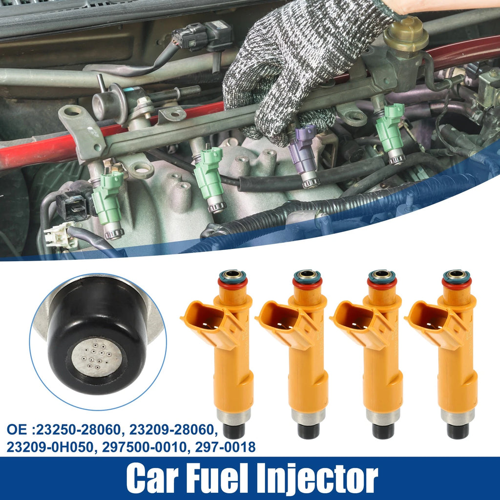 4pcs Fuel Injector Nozzle Replacement for Toyota Camry 2.4L (2003–2010)