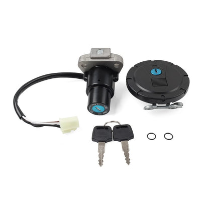 Ignition Switch Fuel Gas Cap Lock Key Set for Kawasaki KLR650 (2008–2018)