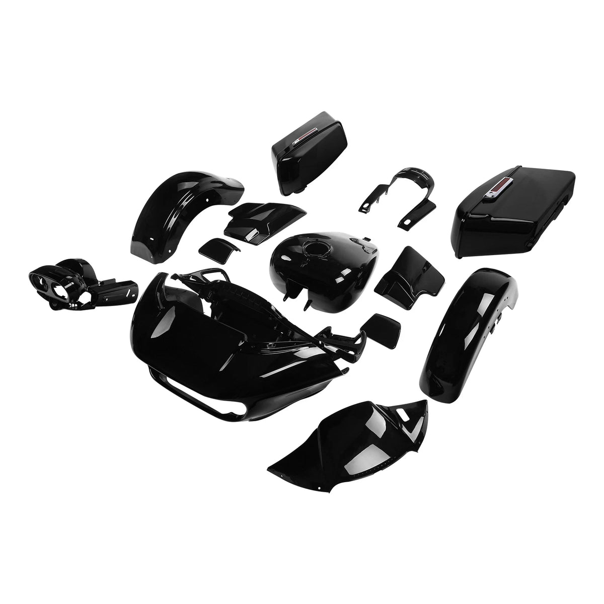 Fairings Bodywork Kit for Harley Road Glide (2015–2024) Vivid Black