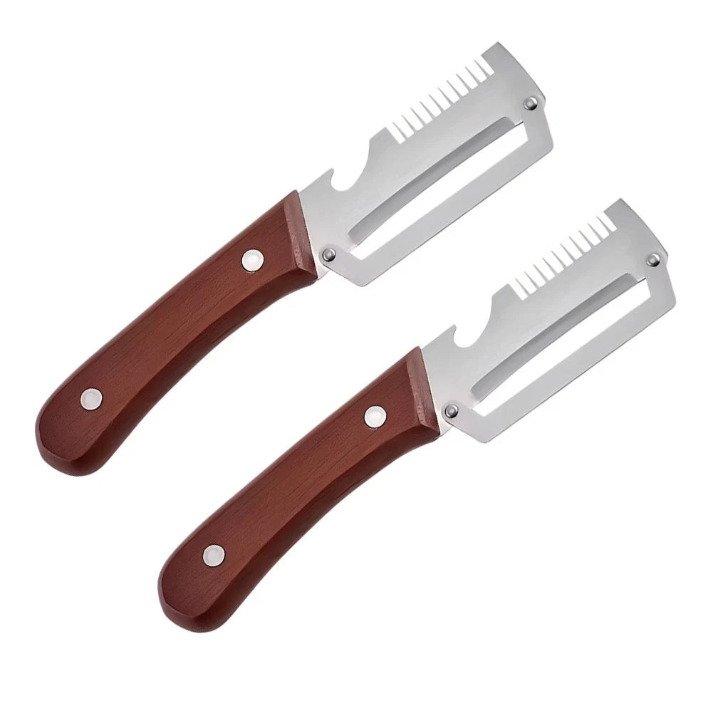 Stainless Steel 3-in-1 Peeler for Kitchen Use (No Specific Years)