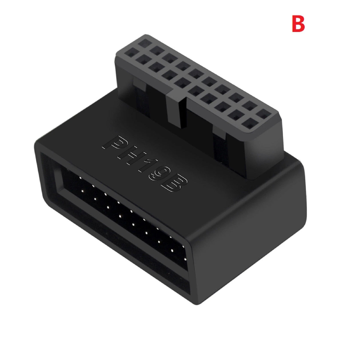USB 3.0 19P 20P 90 Degree Header Adapter for Computer Motherboard