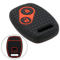 Black Red Silicone Remote Key Shell for Accord (2011–2013)