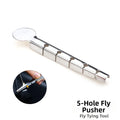 5-Hole Stainless Steel Fly Hook Binding Tool for Angling