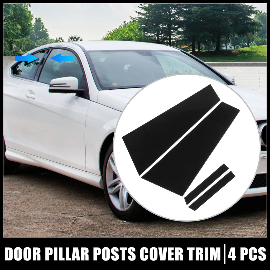 Door Cover Panel Trim Pillar Posts Stickers Kit for Mercedes-Benz CLS (2007–2019)