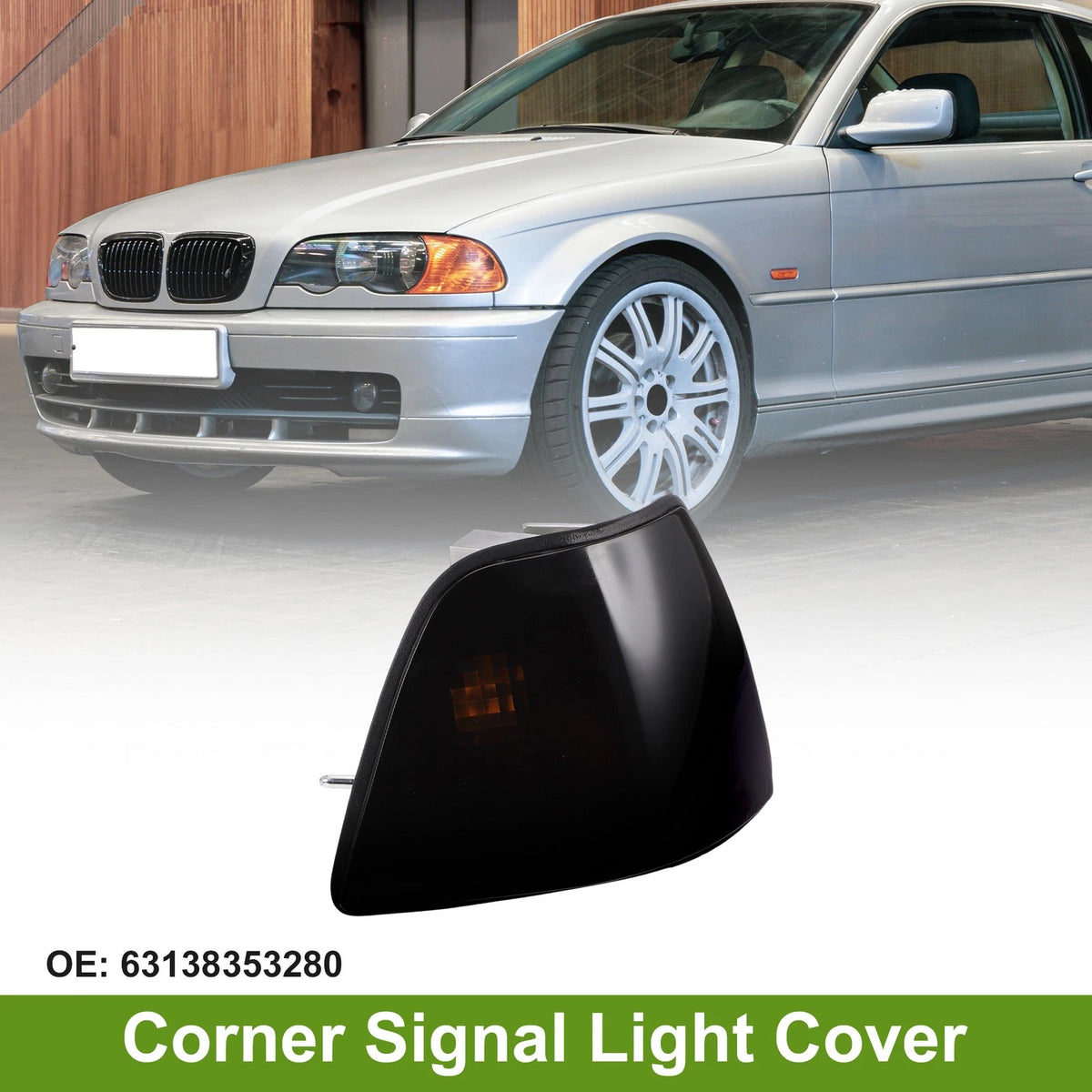 Right Corner Signal Light Cover Replacement for BMW 3 Series (1992–1998)