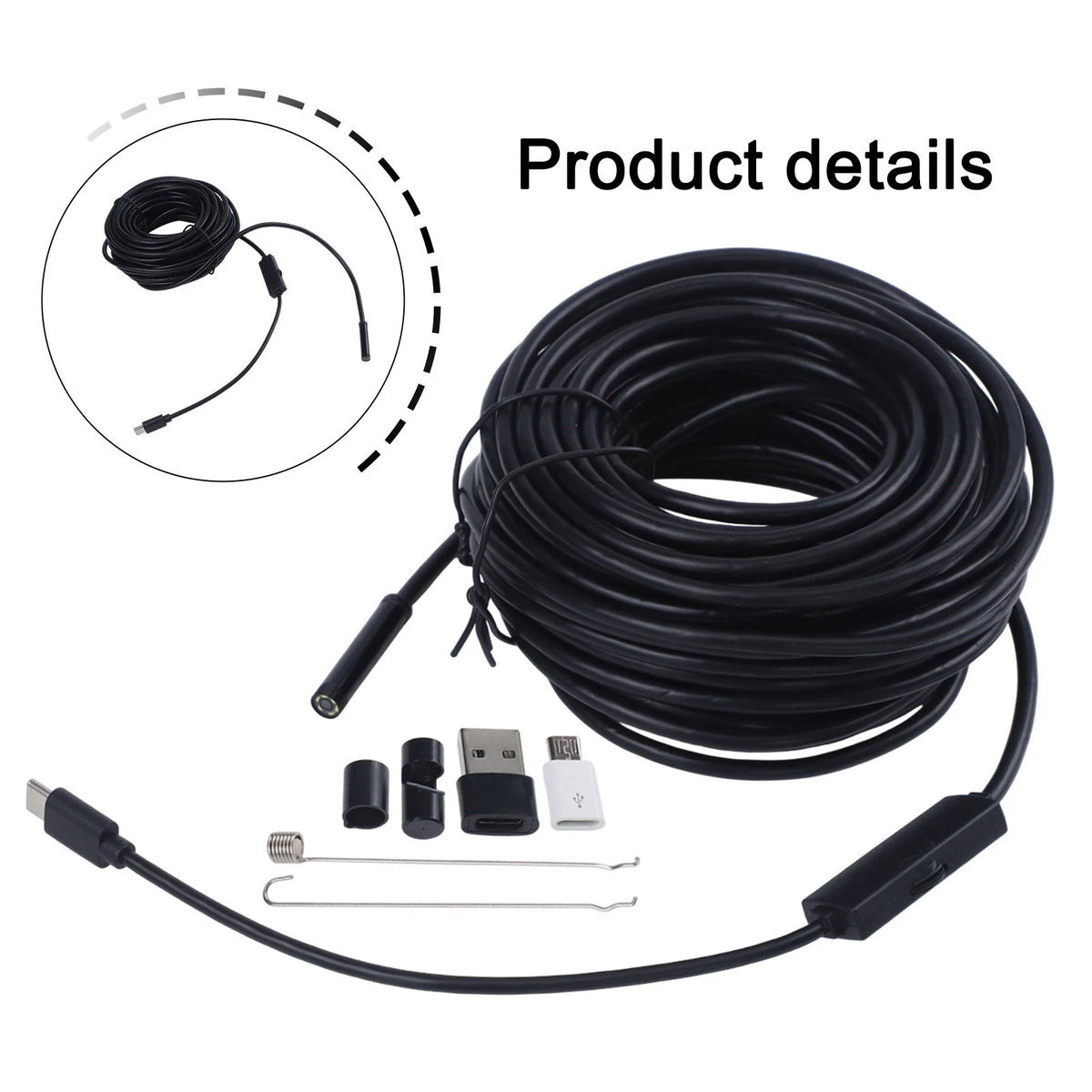 6LED Pipe Inspection Camera for Equipment Replacement Tools