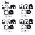 Set of 4 Carburetor Gasket Repair Kits for Zama C1S-K1D RB-7 Chainsaw
