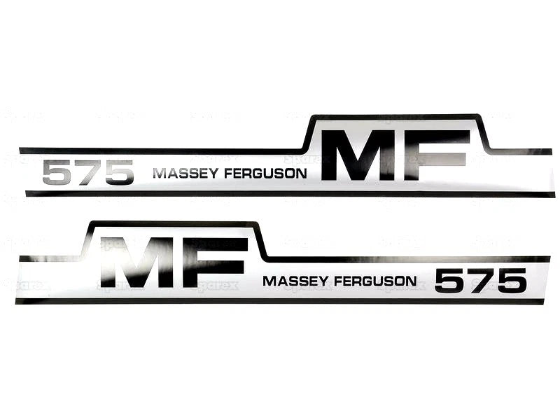 Bonnet Decal Set for Massey Ferguson 575