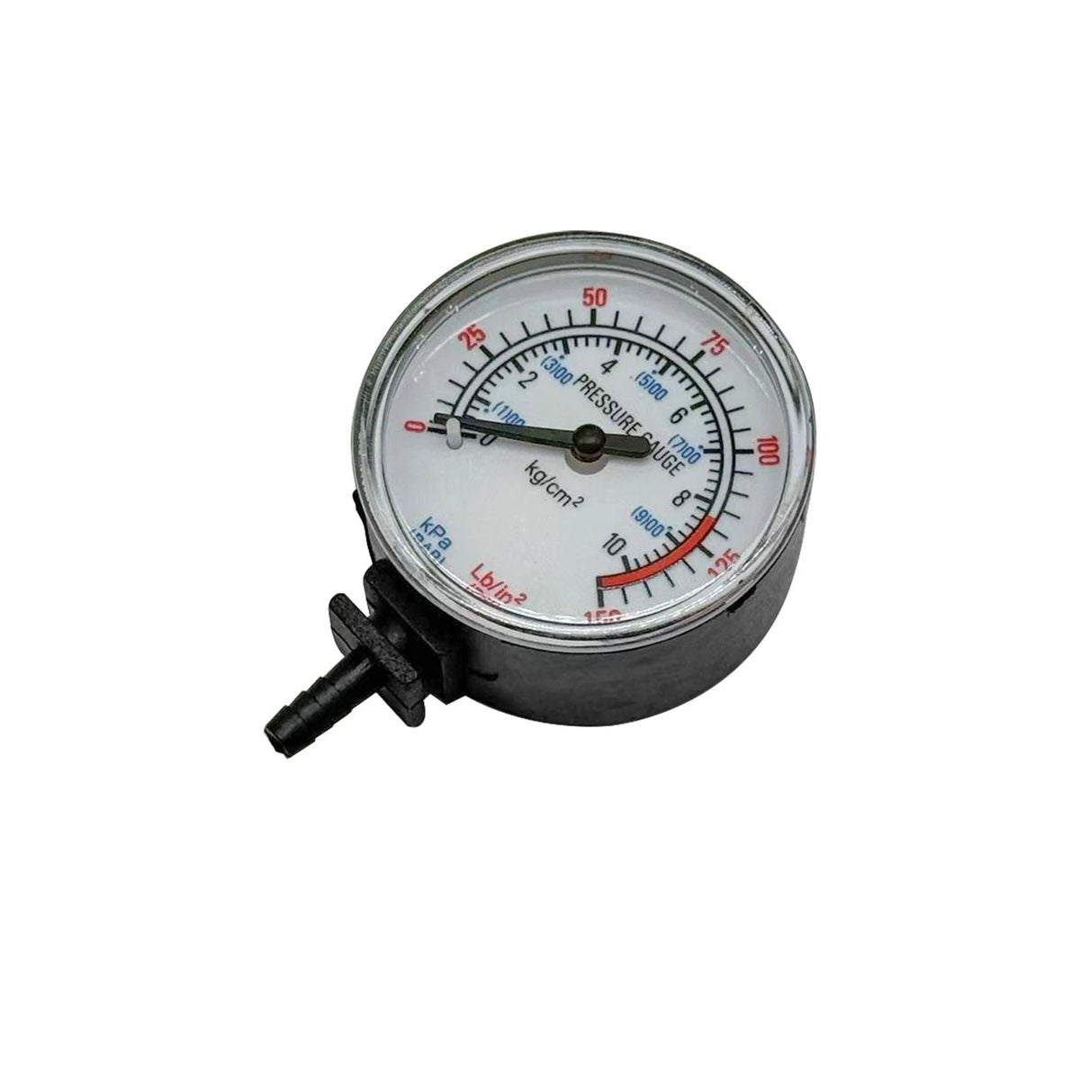 Tire Inflator Pressure Gauge for Car (40 PSI, 4mm Plastic Barb)