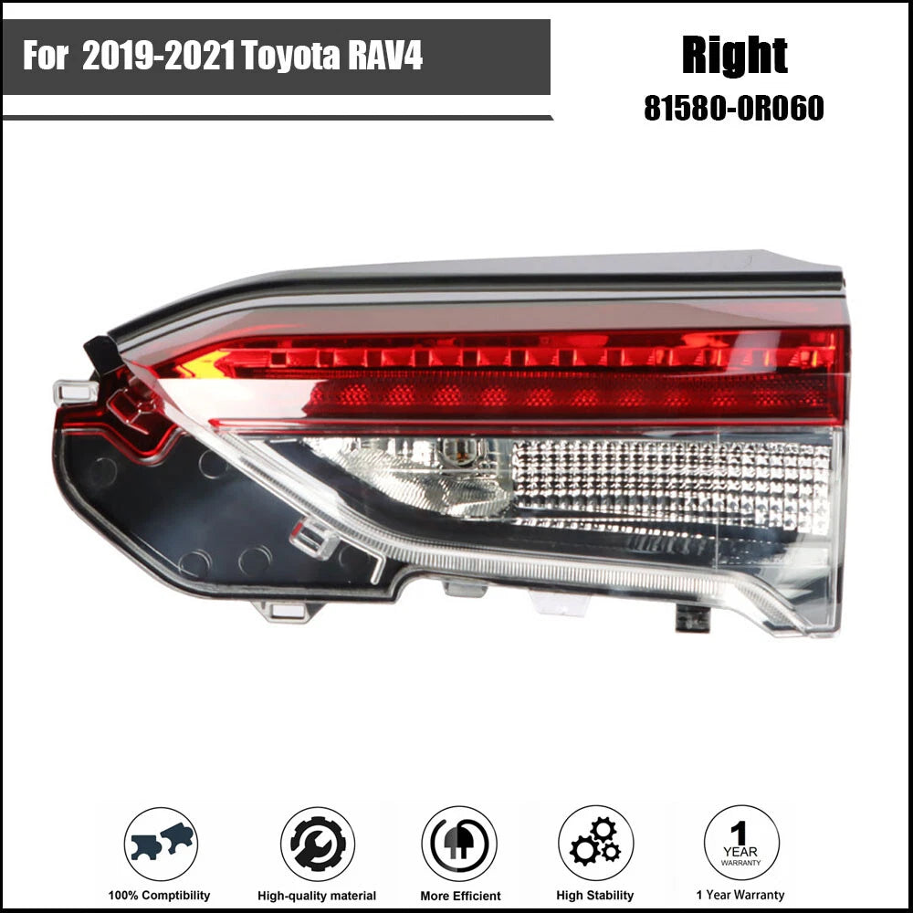 Taillight Assembly for Toyota RAV4 (2019–2021) Right Passenger Inner
