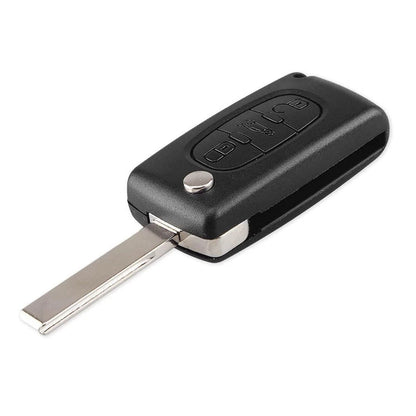 Remote Control Car 3 Button Folding Key Shell for Peugeot 407 308 CE0523 HU83