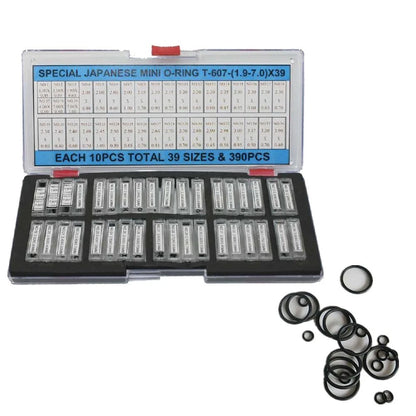 390Pcs T-607 O-Ring Seal for Japanese Mini Watch Movement