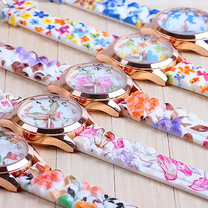 Silicone Band Watch for Quartz Analog (No specific make/model provided)