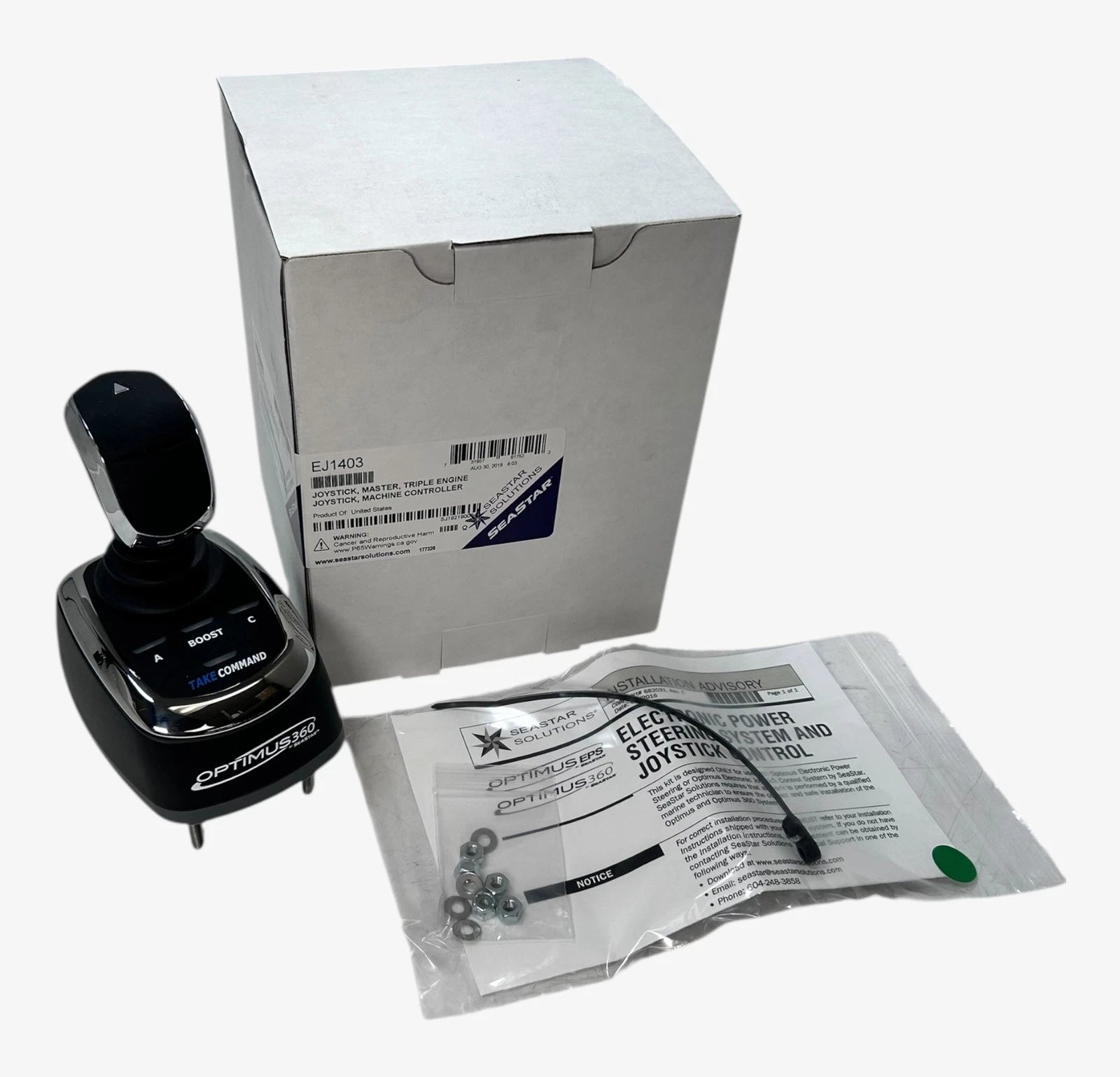 Optimus 360 Master Joystick Triple Engine Controller for Sea Star Solutions (EJ1403)