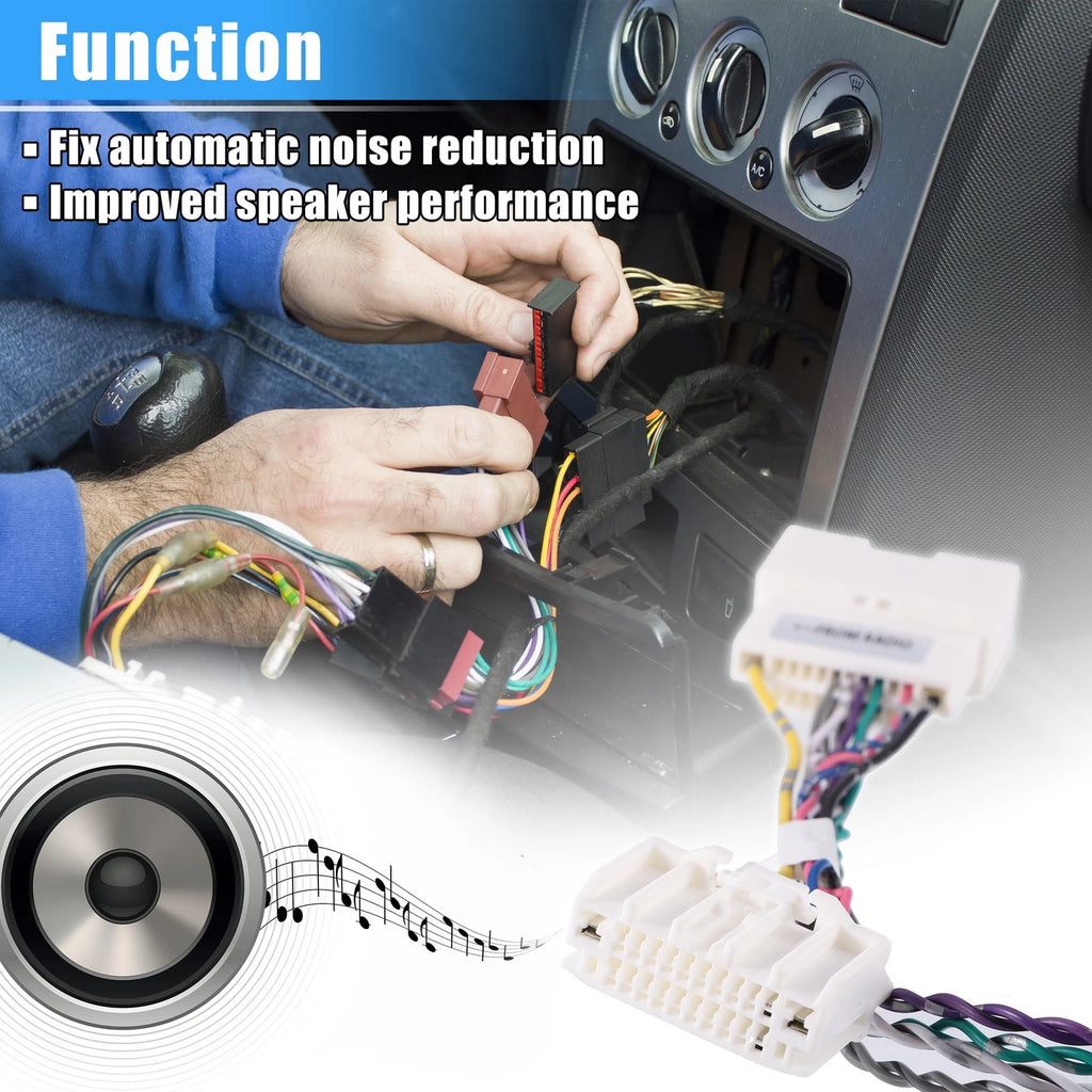Car ANC Module Bypass Harness Plug Connector for Dodge Caravan (2008–2019)
