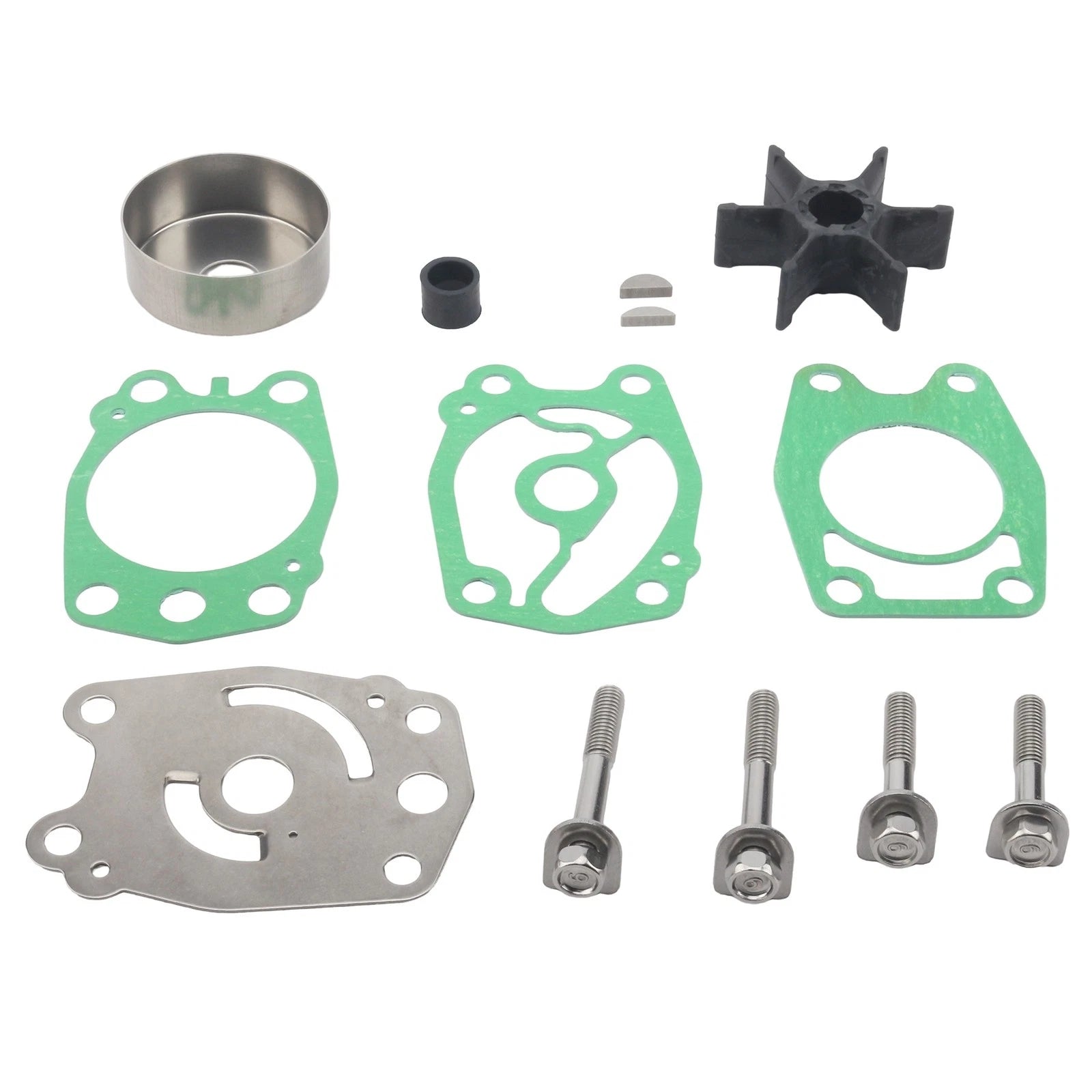 Water Pump Repair Kit for Yamaha 2-Str 40 HP C40 Outboard (679-W0078-A0, 18-3398)