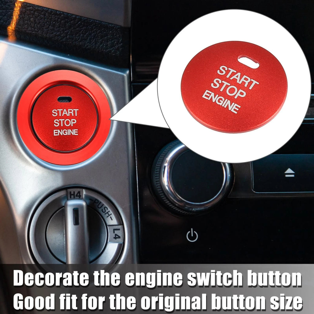 Engine Start Stop Push Button Cover Trim Sticker Kit for Subaru 2013–2022