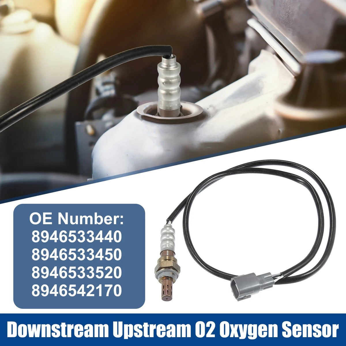 Oxygen Sensor Upstream Replacement for Toyota 4Runner Camry (2010–2017)