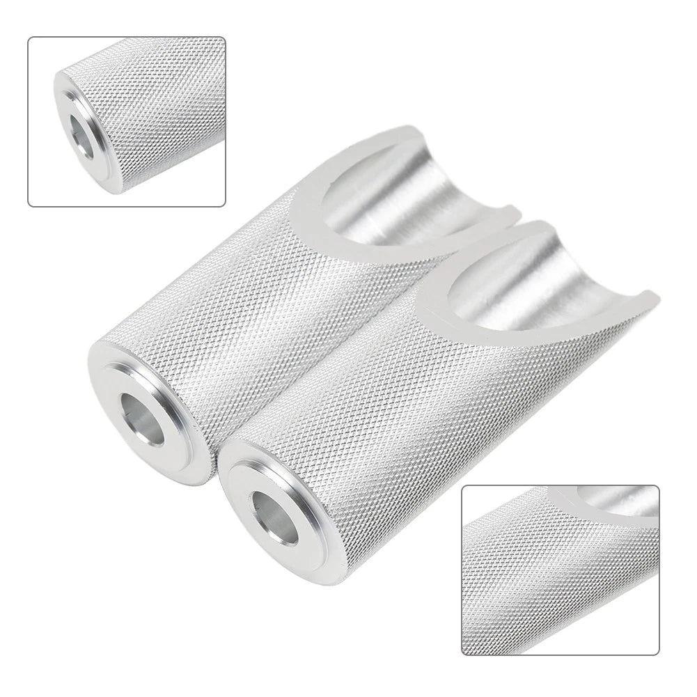 Silver Footpegs for Honda Ruckus (2003–2023)