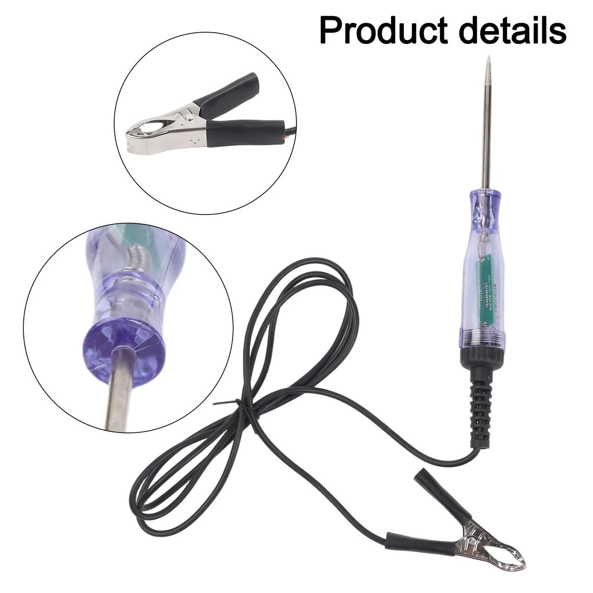 Electric Measuring Pen for Car Truck Voltage Testing with LED Indicator