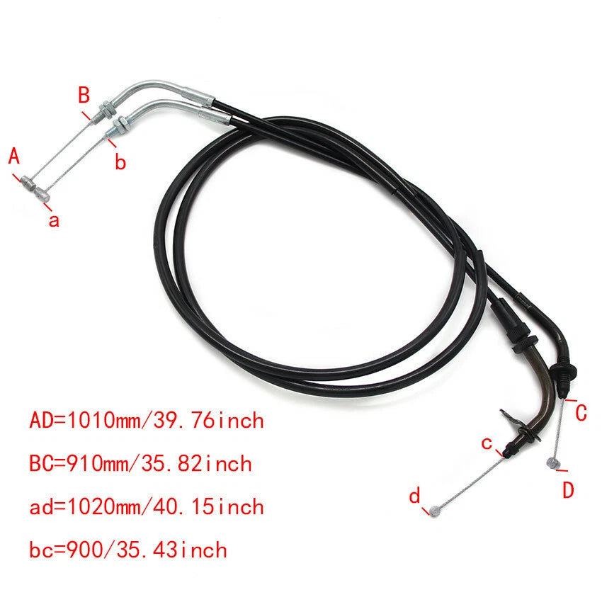 Throttle Cable for Yamaha XVS650 V-Star, XVS400 Drag Star (2000–2011)
