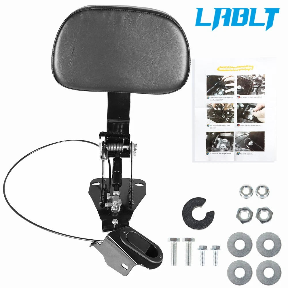 Adjustable Backrest Mounting Kit for Harley Touring FLHT FLHX (2009–2019)