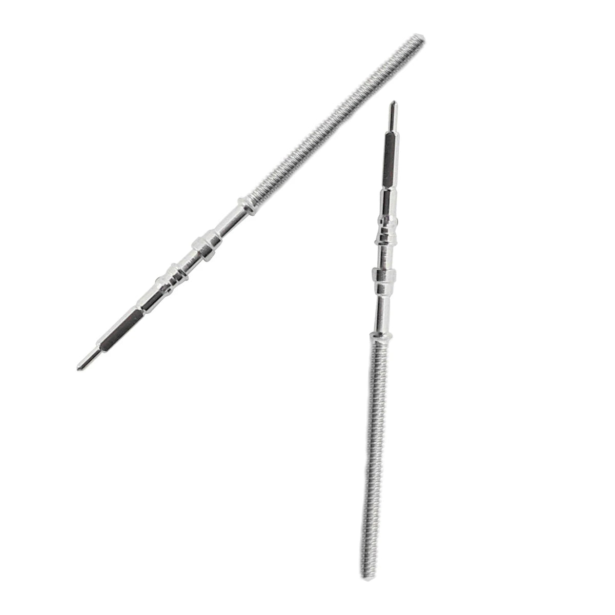 2Pcs Watch Winding Stem for NH35 NH36 Movement Replacement