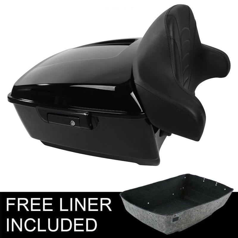 Trunk Latch & Backrest Pad for Harley Touring Road Glide (2014–2026)