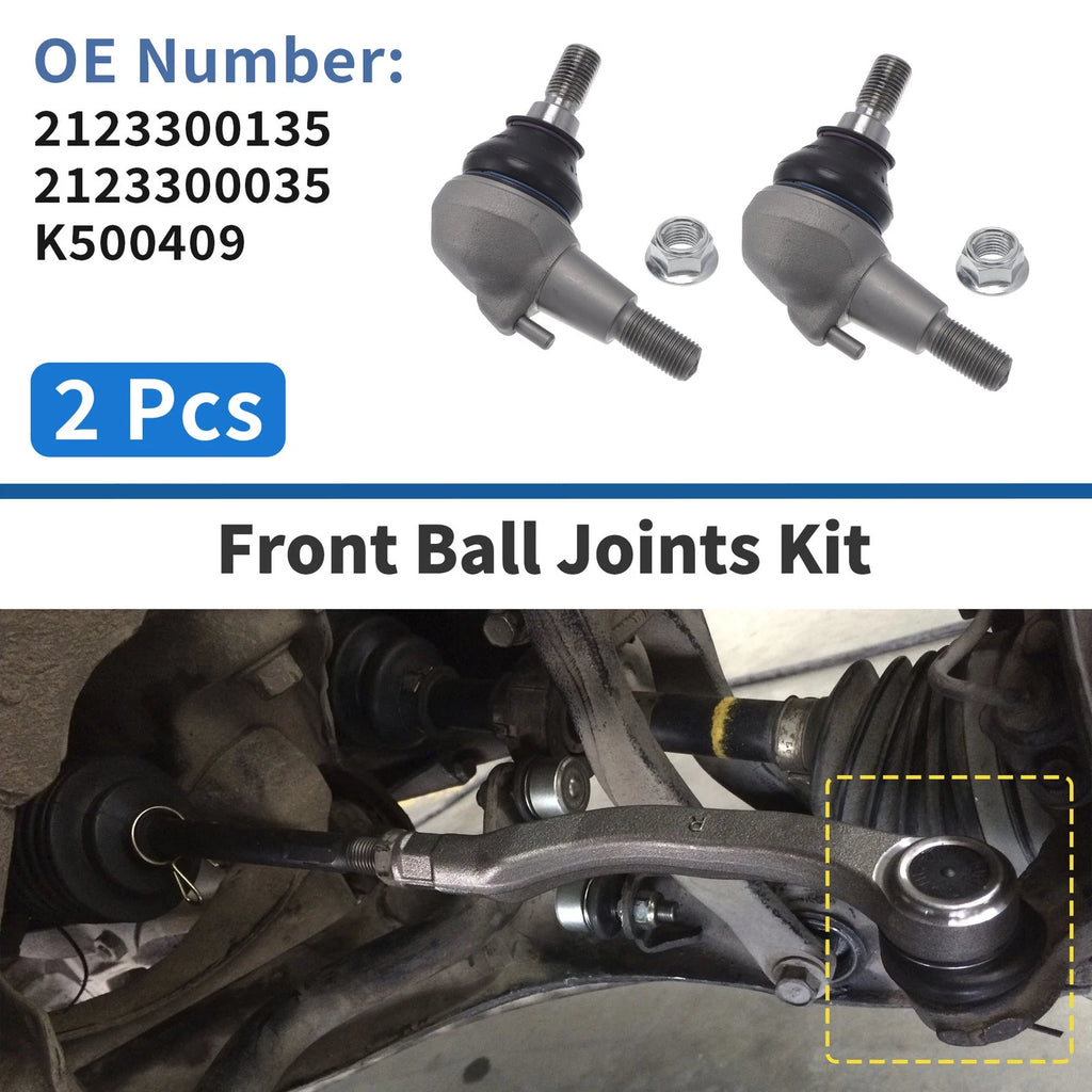 2 Pcs Front Lower Ball Joints Replacement for Mercedes-Benz E-Class (2009–2016)
