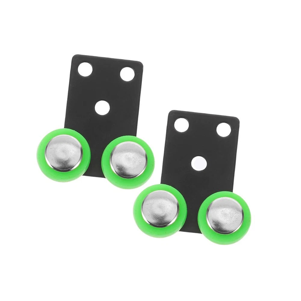 Sliding Wardrobe Door Wheels 42x40x14mm Iron Nylon Roller for Closet Doors