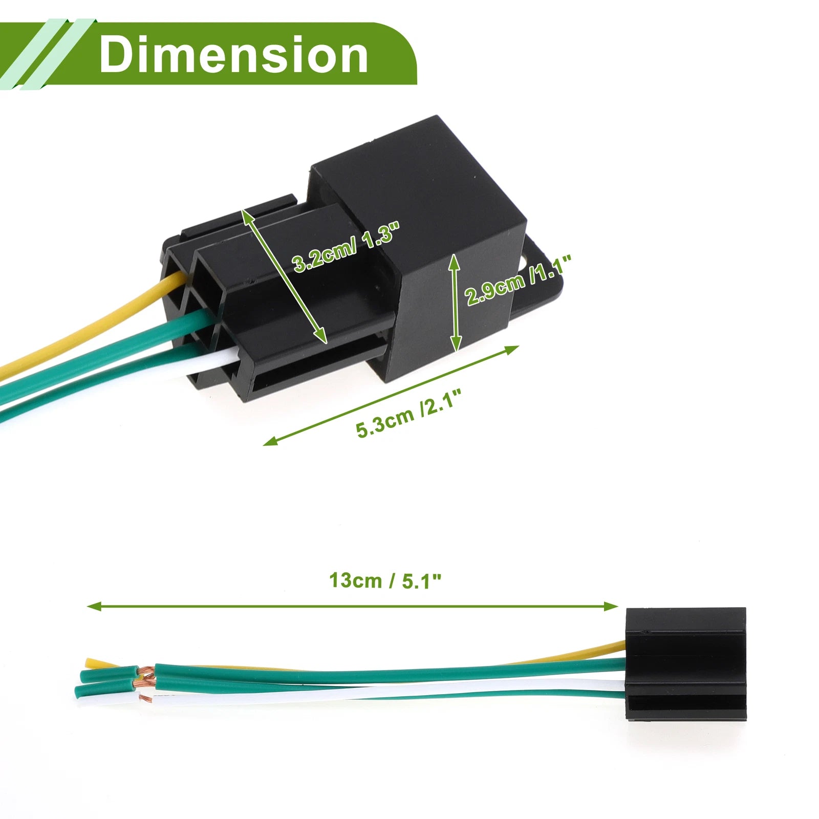 1 Pc 12V 40A Auto Relay with Harness Socket for Universal Applications