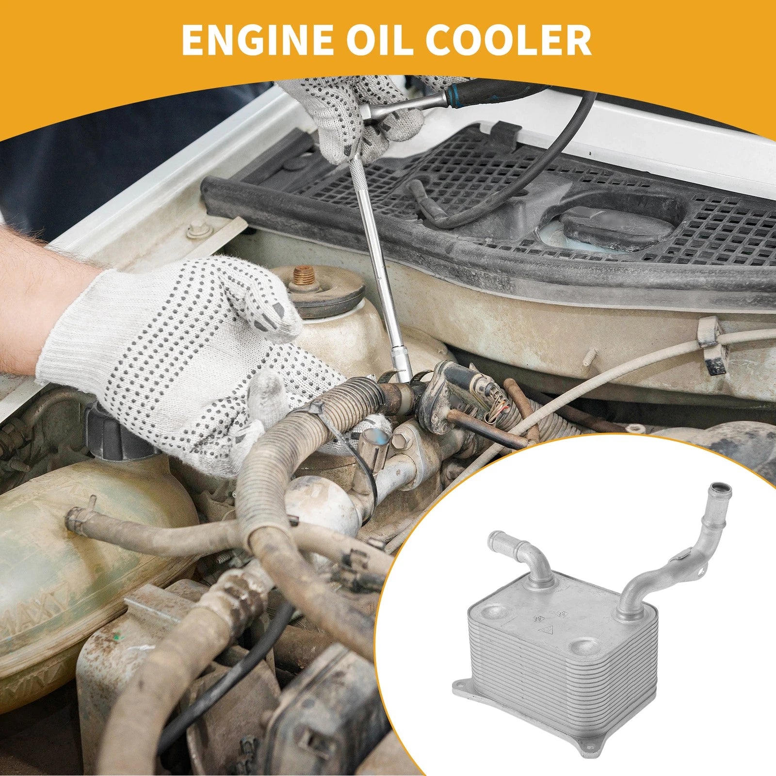 Engine Oil Cooler for Audi Q7 2007–2010 Replacement Transmission Cooler