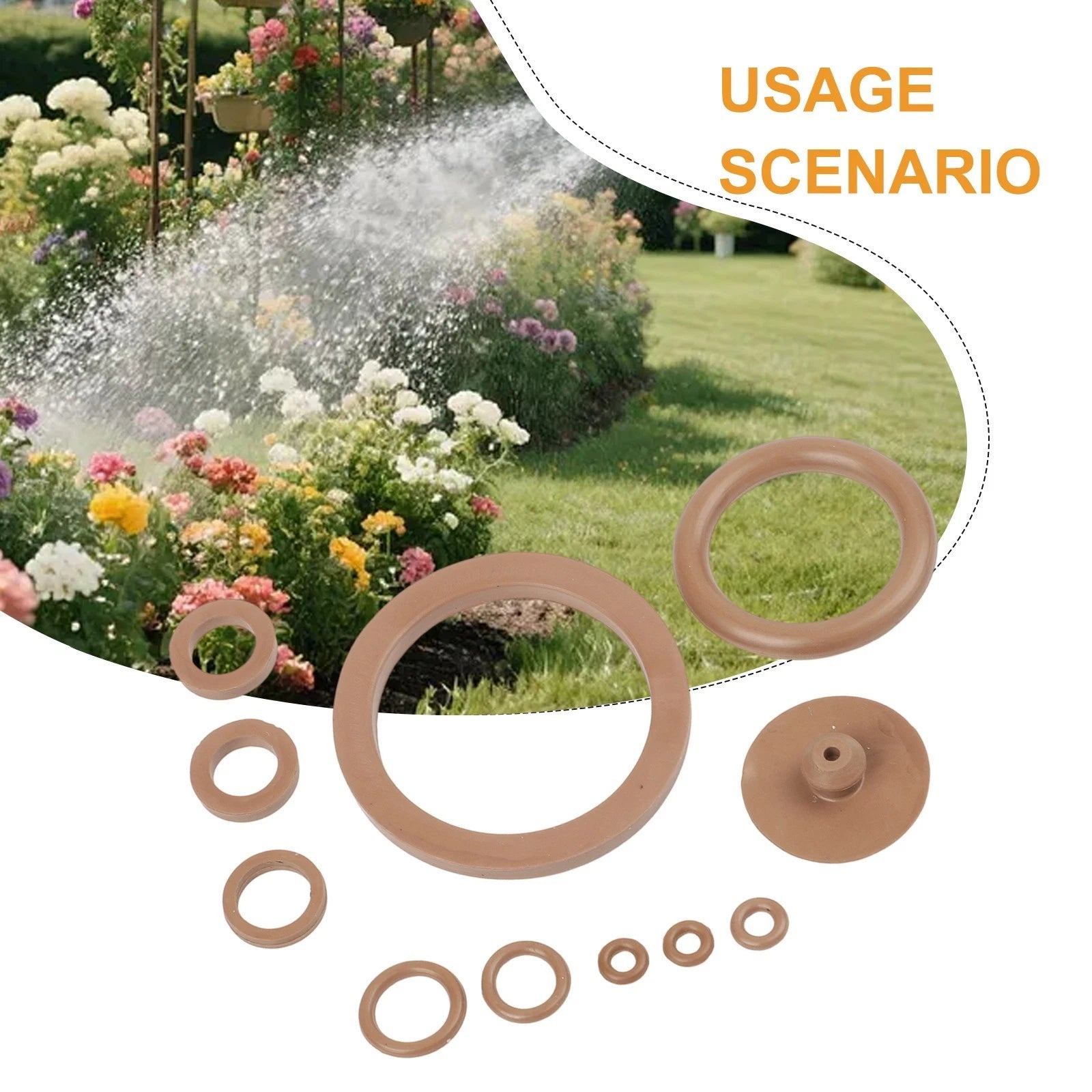 Rubber Sealing Rings for Gardening Spray (10pc Set)