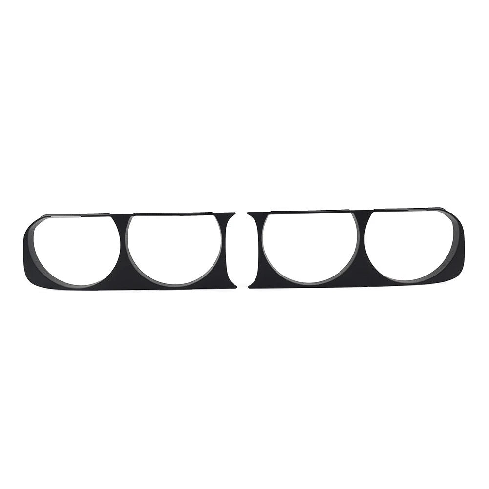 Matte Black Headlight Bezel Trim for Dodge Challenger (2008–2014)