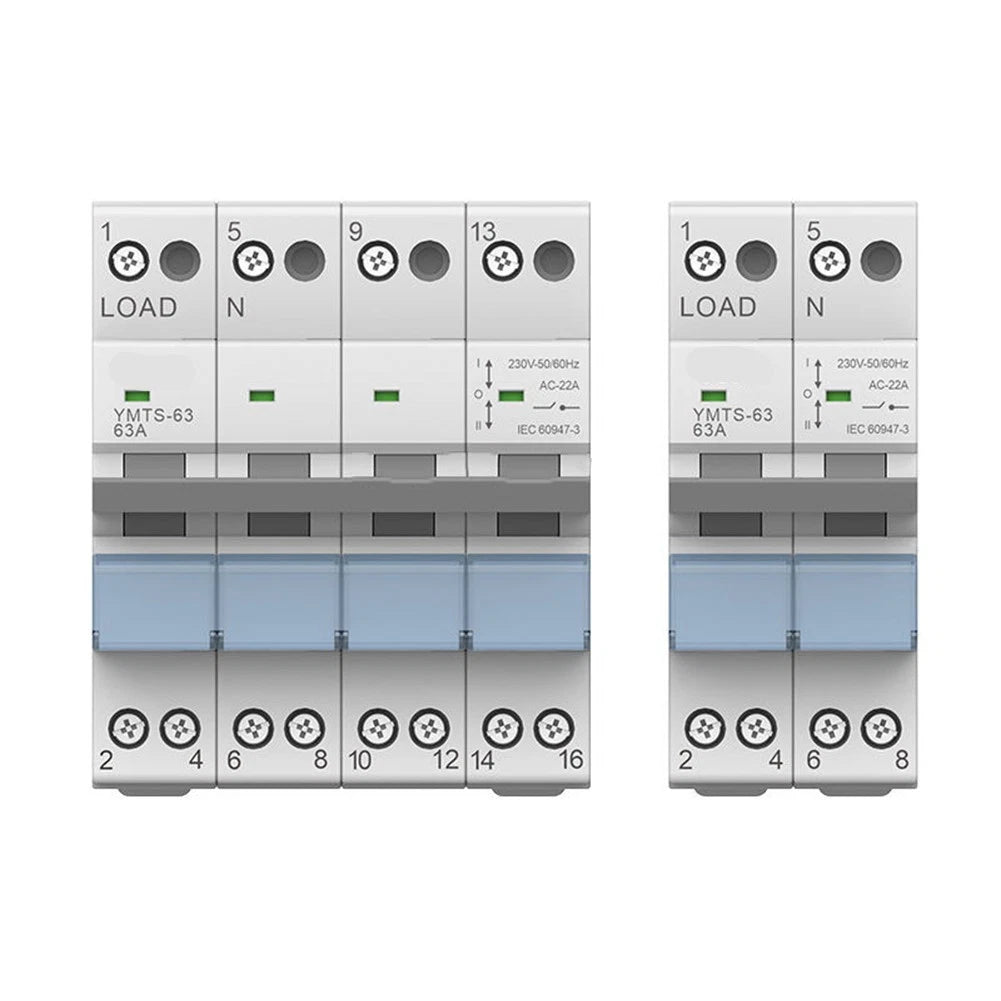 Dual Power Manual Transfer Switch for Easy Power Switching
