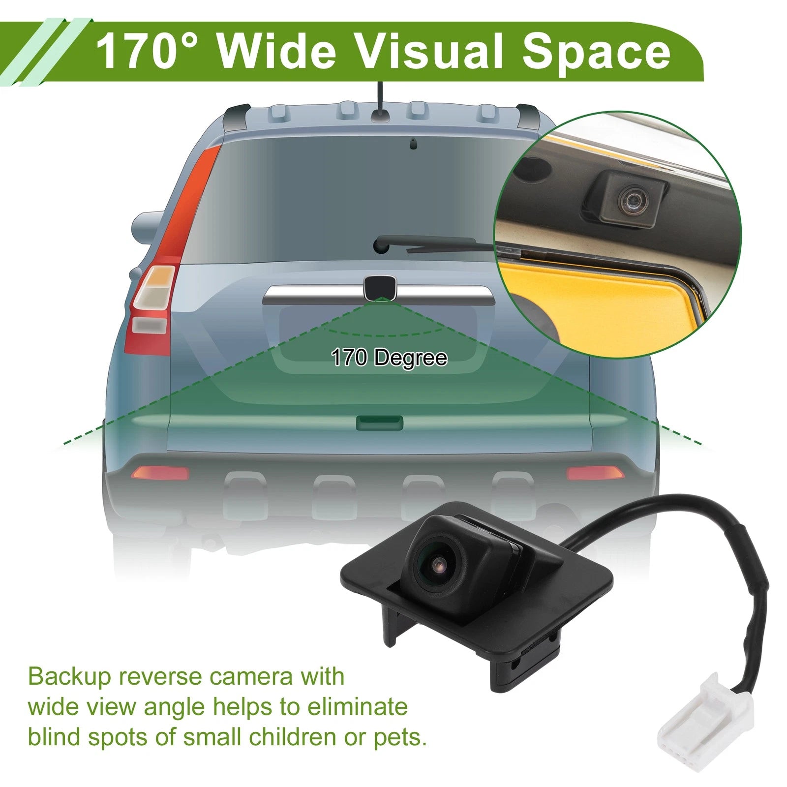 Car Rear View Backup Reverse Camera for Mazda 3 Sedan (2014–2018)