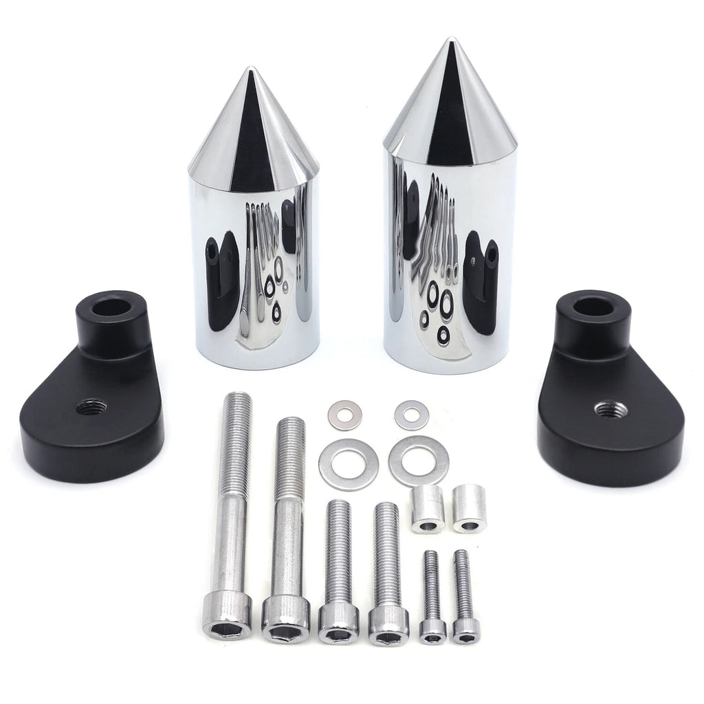 Chrome Spike Frame Slider for Honda CBR1000RR (2006–2016)
