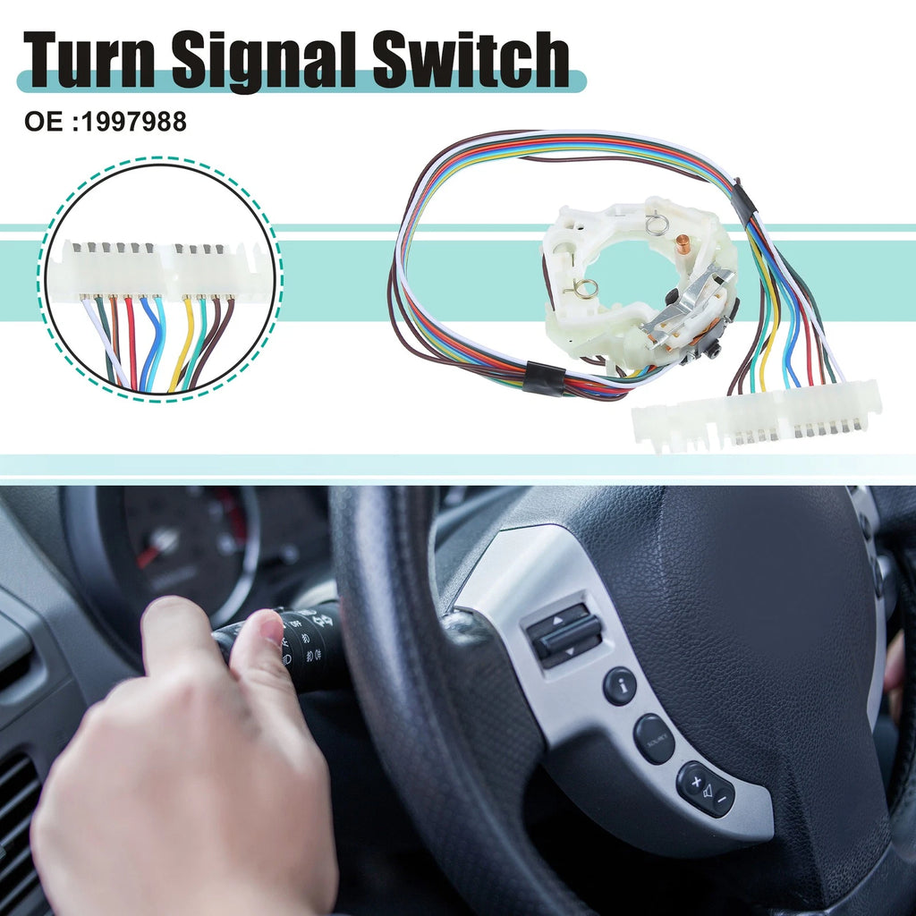 Turn Signal Switch Multifunction Replacement for Chevy C1500 C2500 (1988–1998)