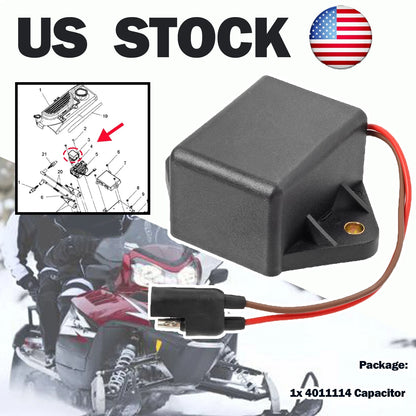 Exhaust Valve CDI Capacitor for Polaris RMK 800 Dragon 700 900 (4011114)