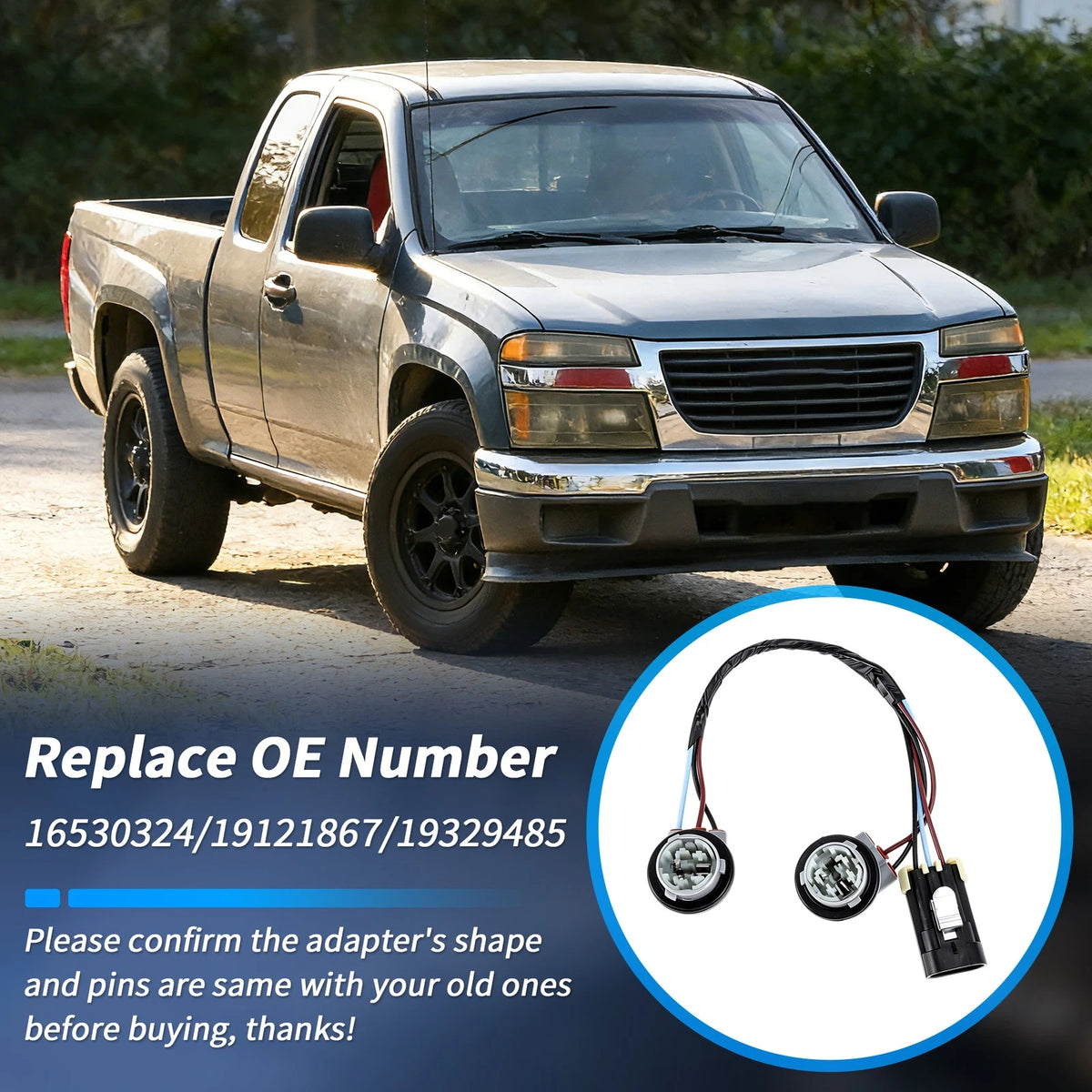 Turn Signal Wiring Harness Replacement for GMC Canyon and Chevy Colorado (2004–2012)