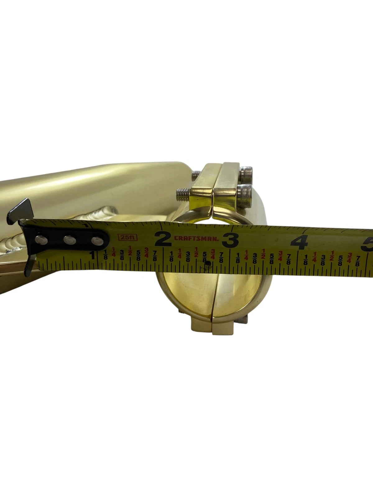 Tigress Gold Aluminum Rod Holder for 1 1/2" OD Pipe (Fixed Angled Mount)