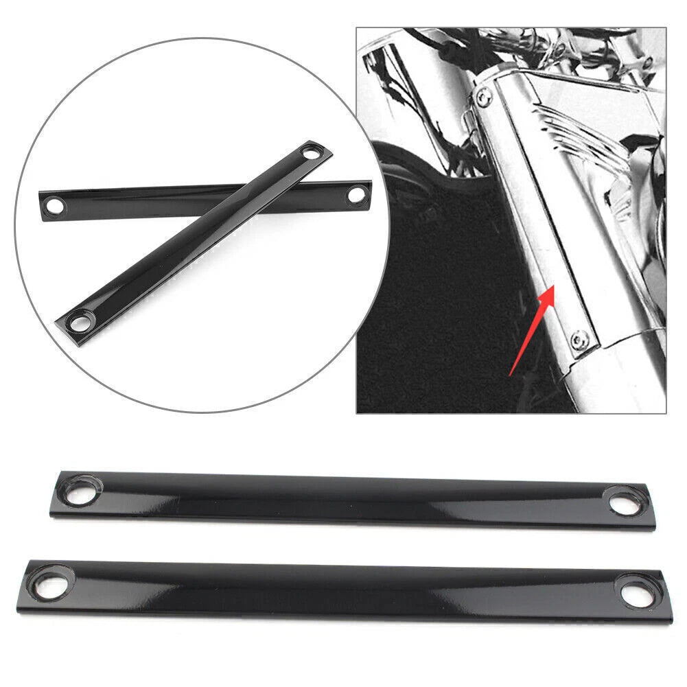 Pair Fork Panel Accent Strips for Harley Davidson FLST (1996–Present)